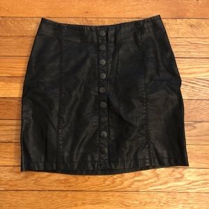FREE PEOPLE button down skirt